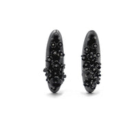 Elliptical Flower Cluster Earrings