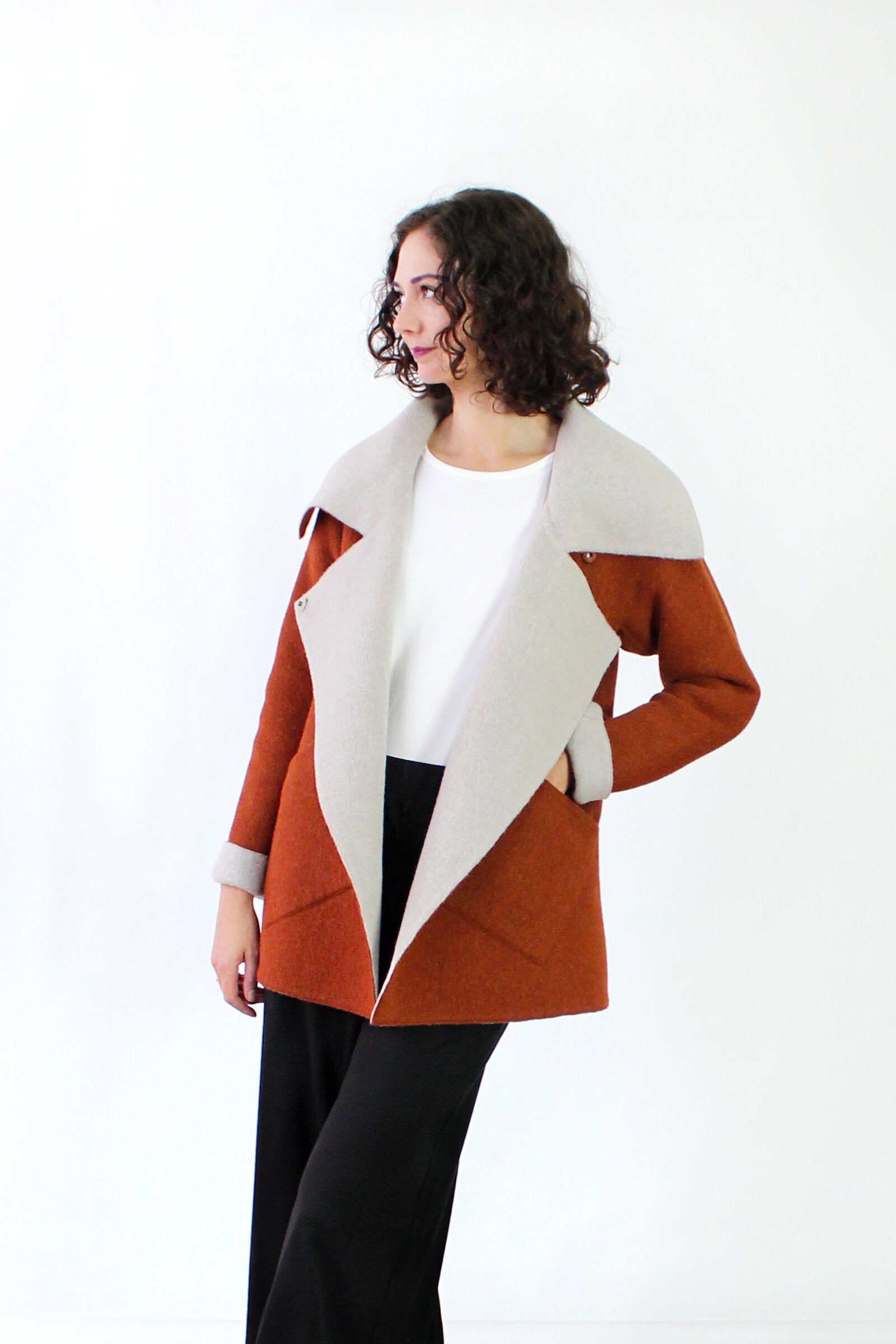 The Big Collar Reversible Coat