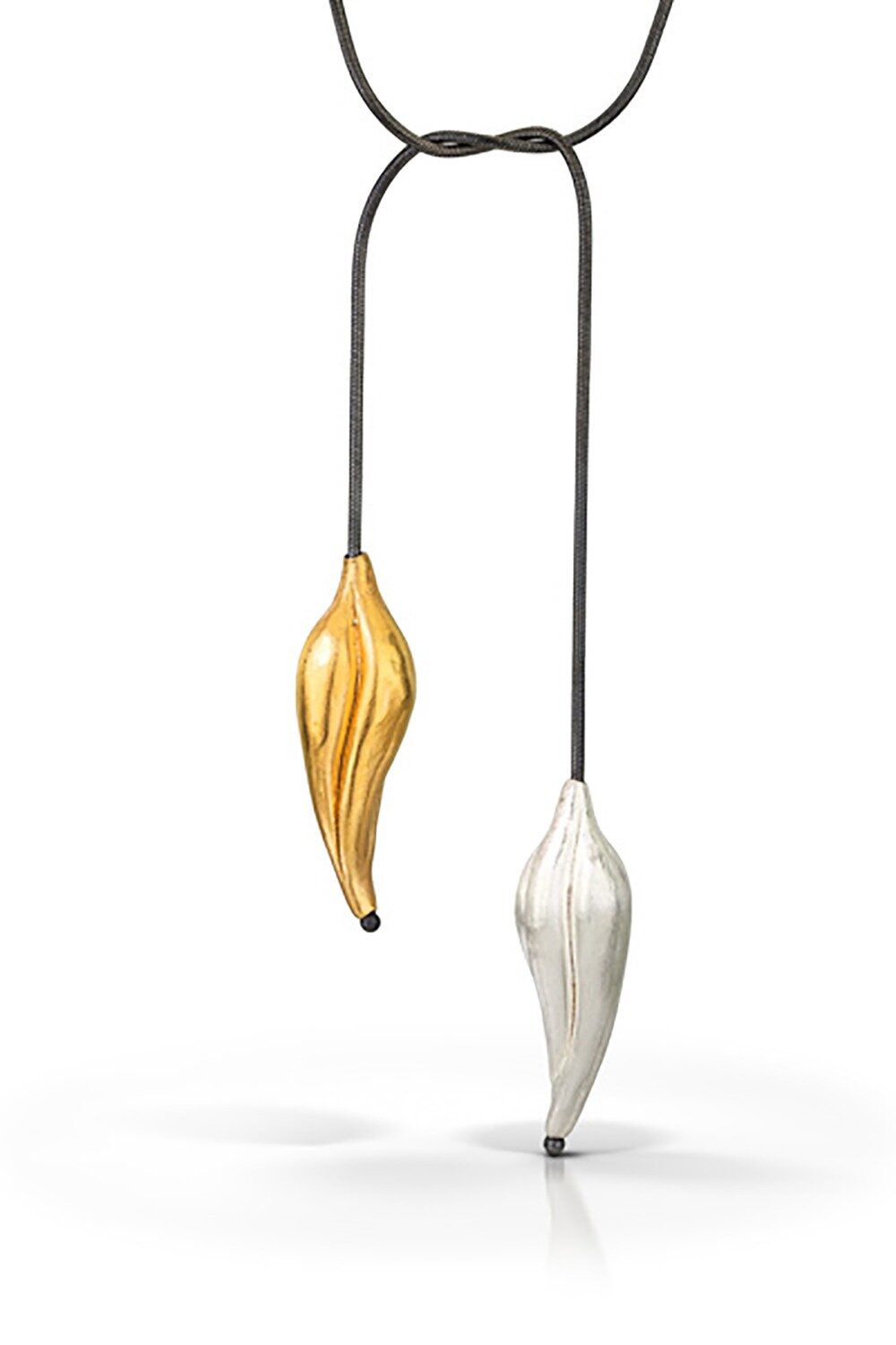 18k gold vermeil and bright silver