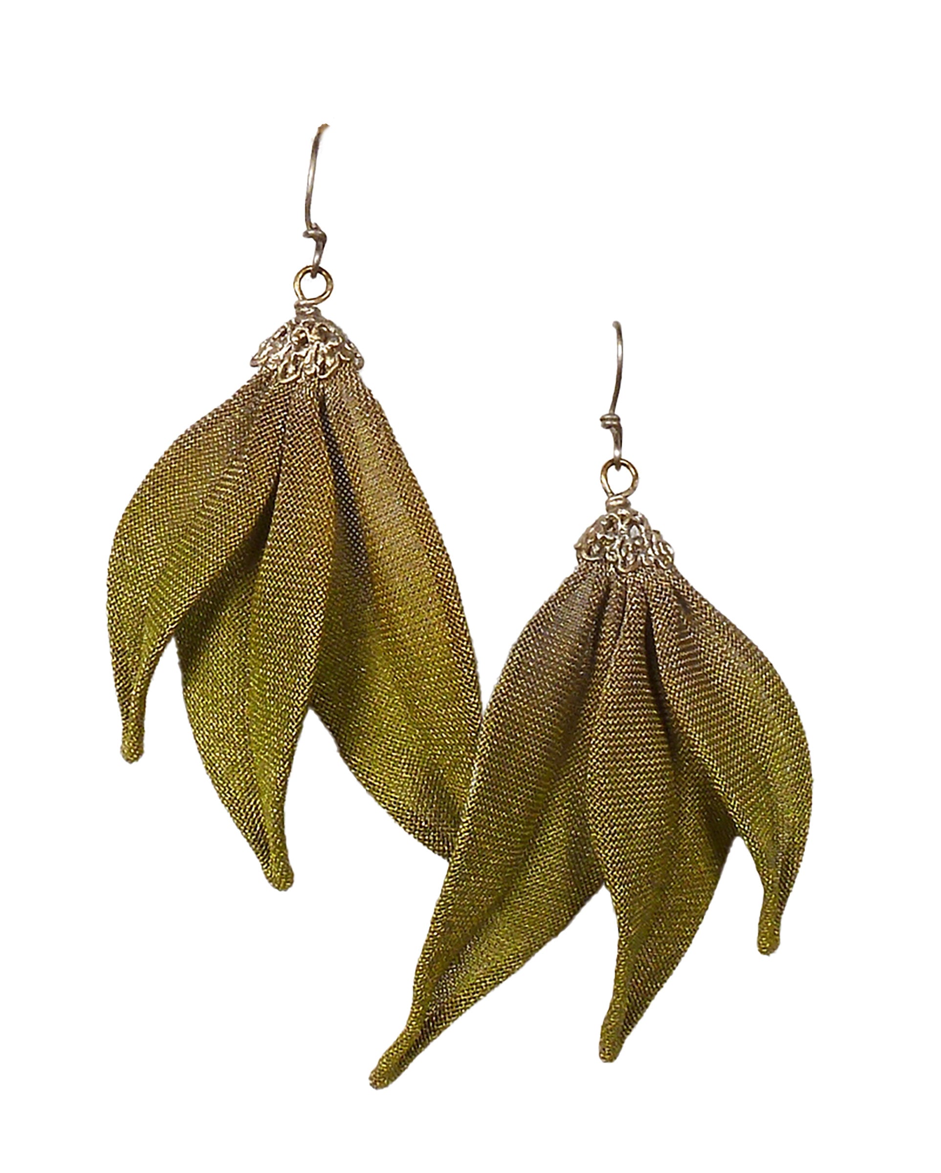 Three Leaves Dangle Earrings