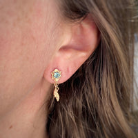 Fortuna Drop Sapphire Earrings