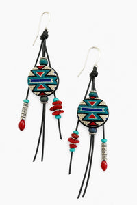 Southwestern Spirit Textile Earrings