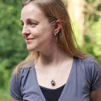 Rosy Blossom Cluster Necklace