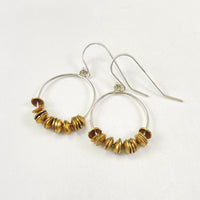 Brass Aizu Earrings