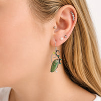Secret Garden Variscite Earrings