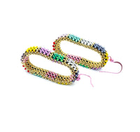 Harlequin Hoop Earrings
