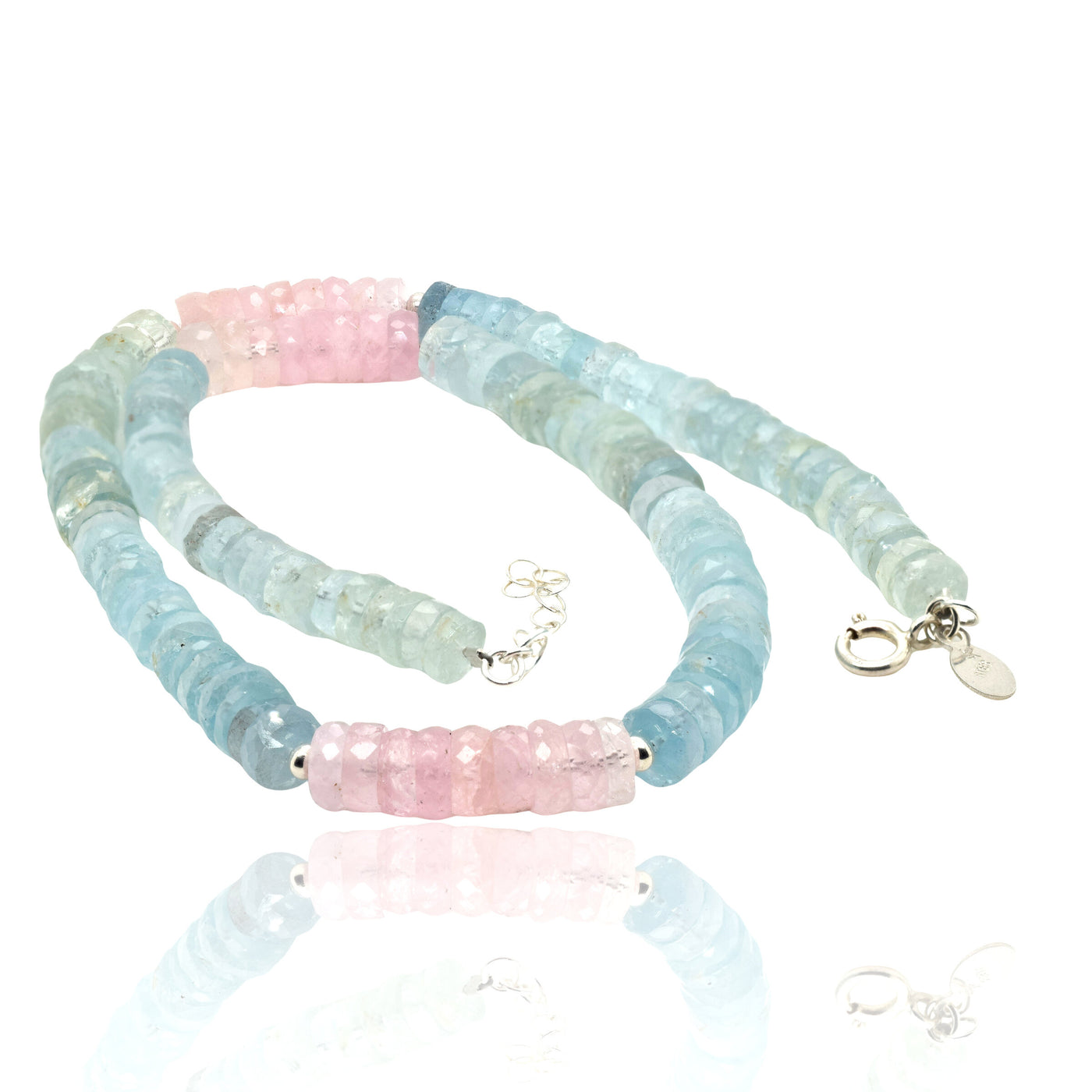 Aquamarine & Morganite Necklace