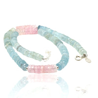 Aquamarine & Morganite Necklace