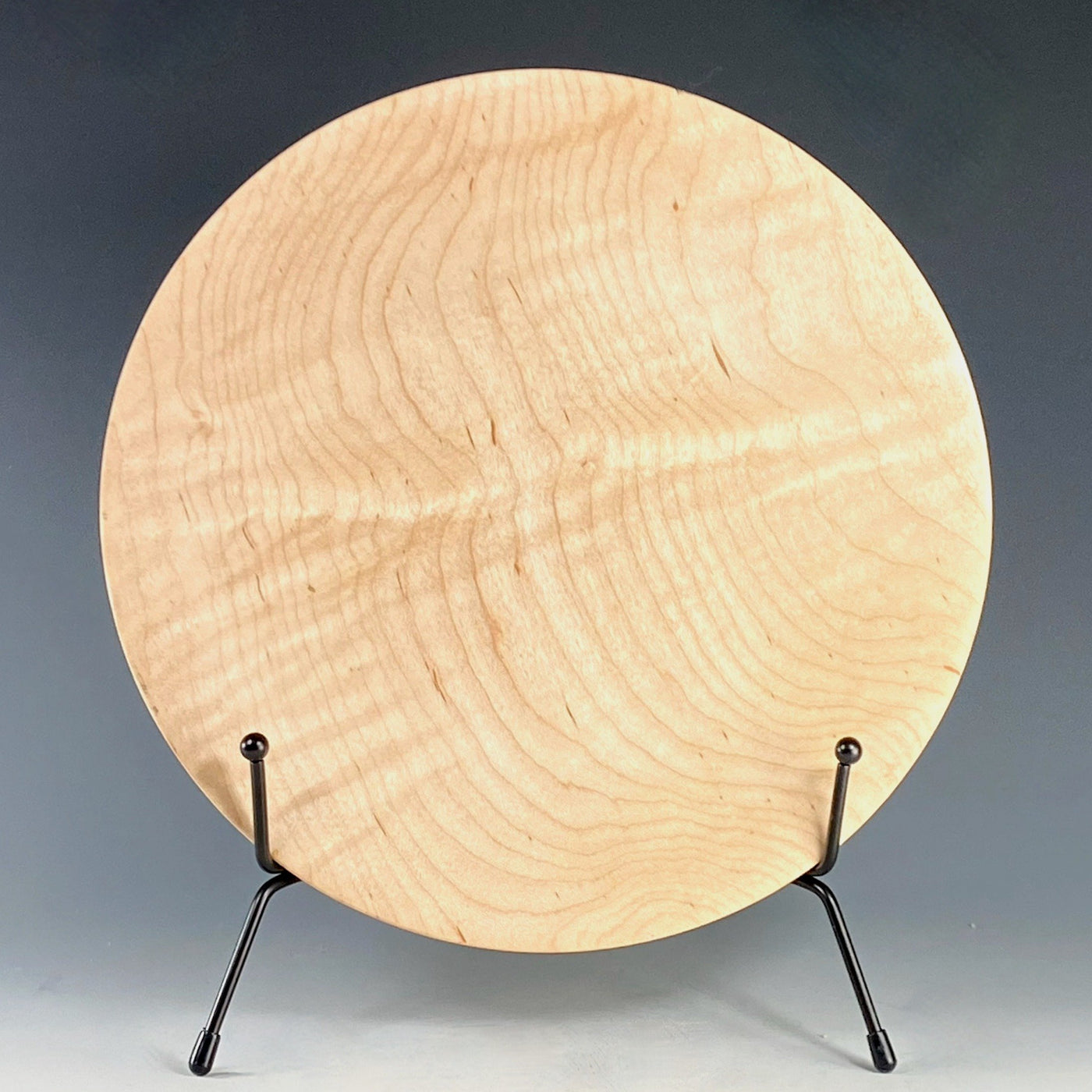 Bowl Turned from Figured Maple with Cocobolo Foot