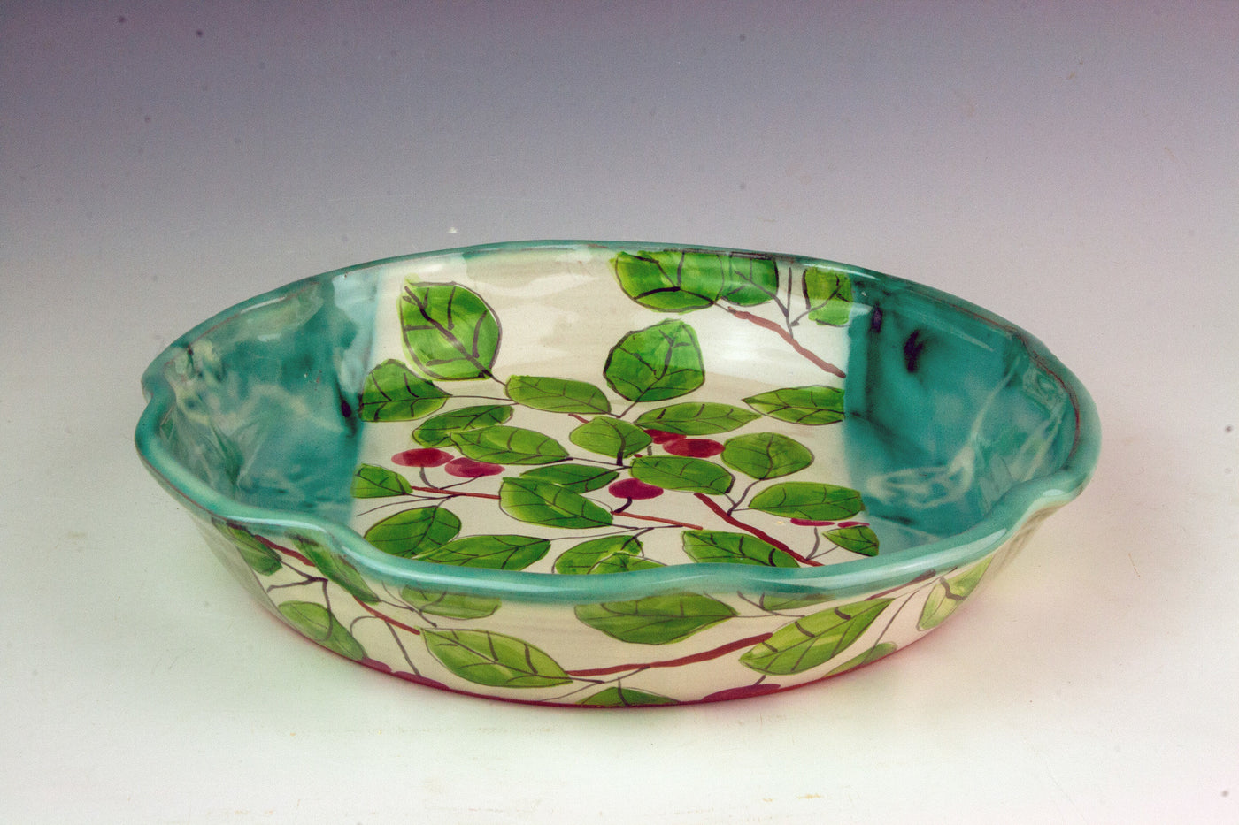 Cherry Orchard Serving Dish