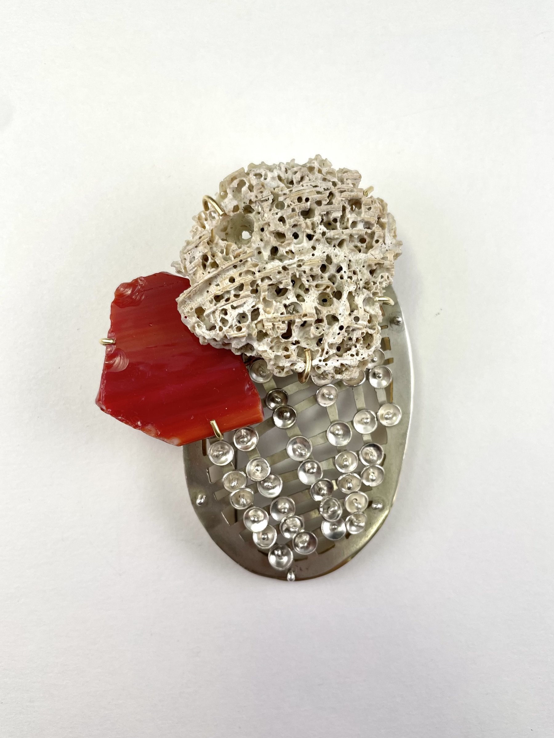 Mishmash Web Brooch