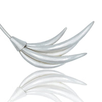 Sweeping Crescent Asymmetrical Neck Collar