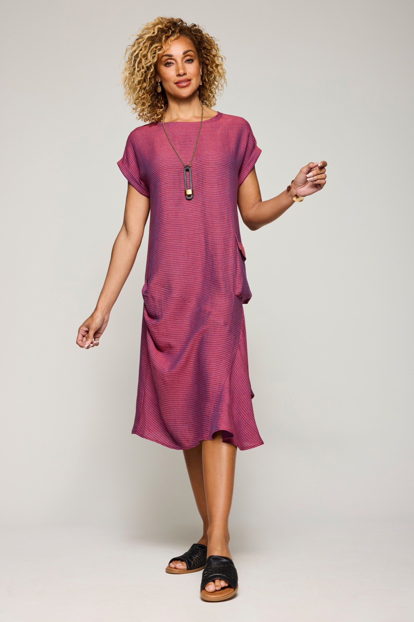 Tonal Pocket Dress