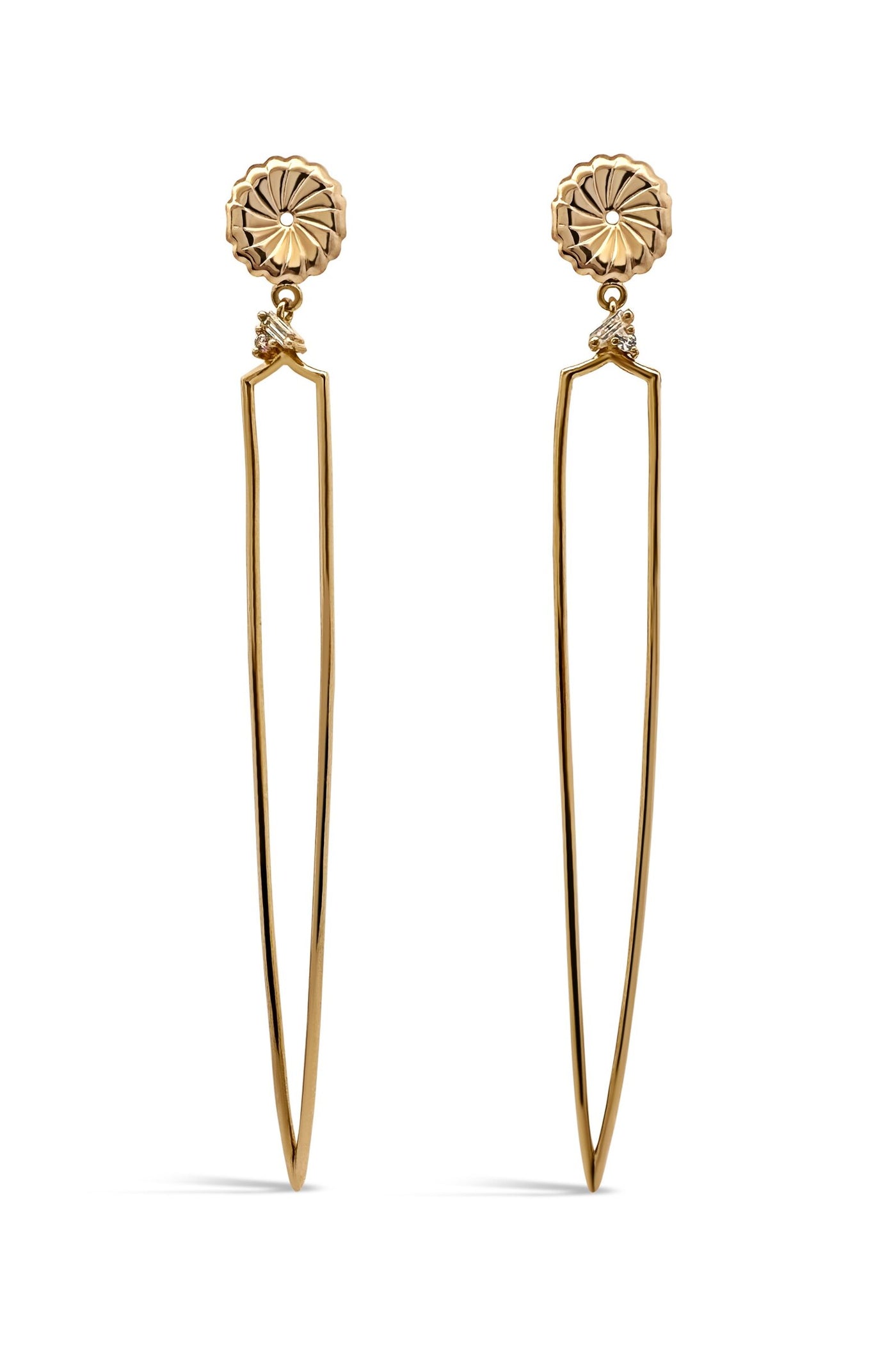 Trellis Lattice Earring Tassels