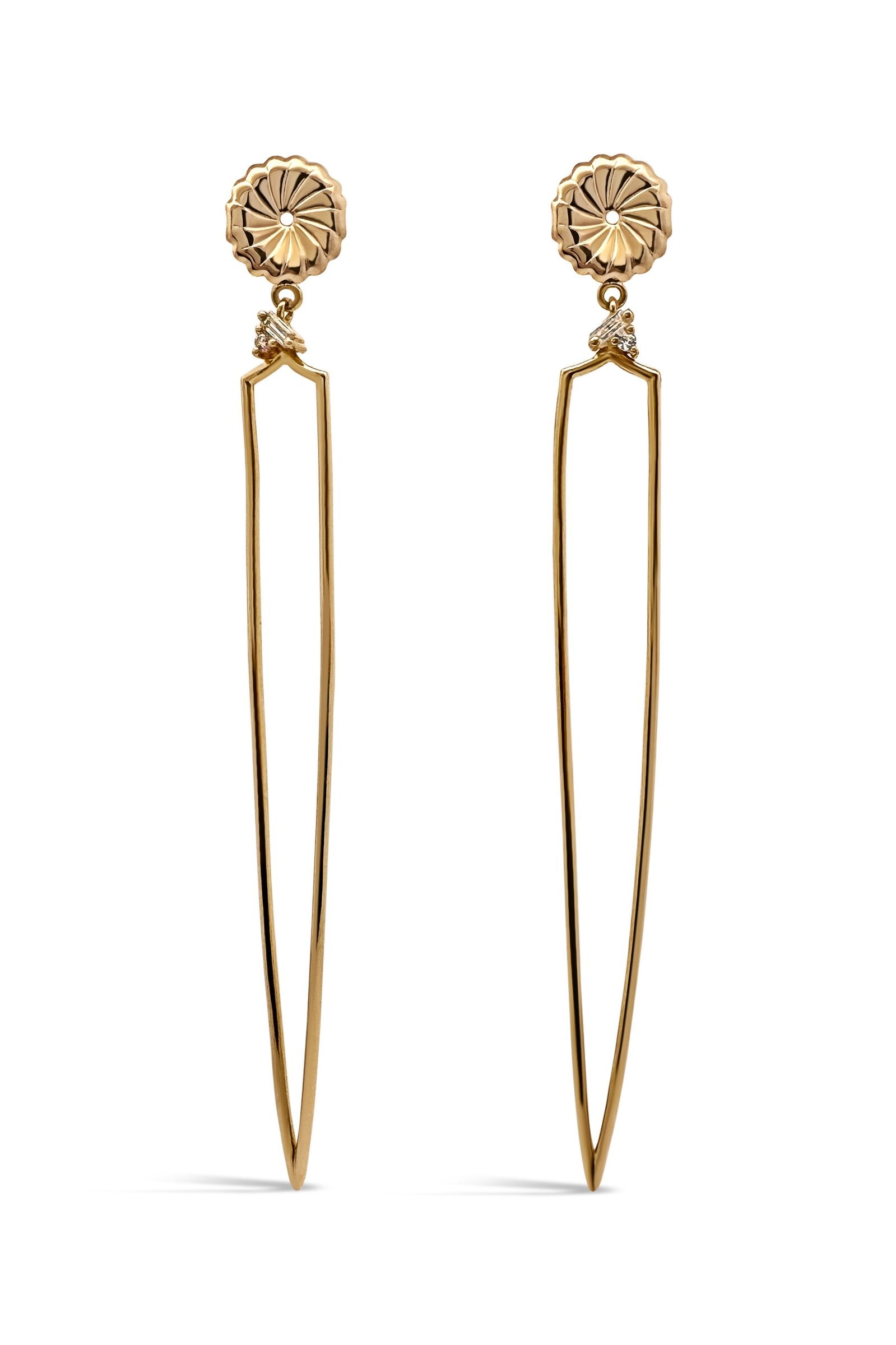 Trellis Lattice Earring Tassels