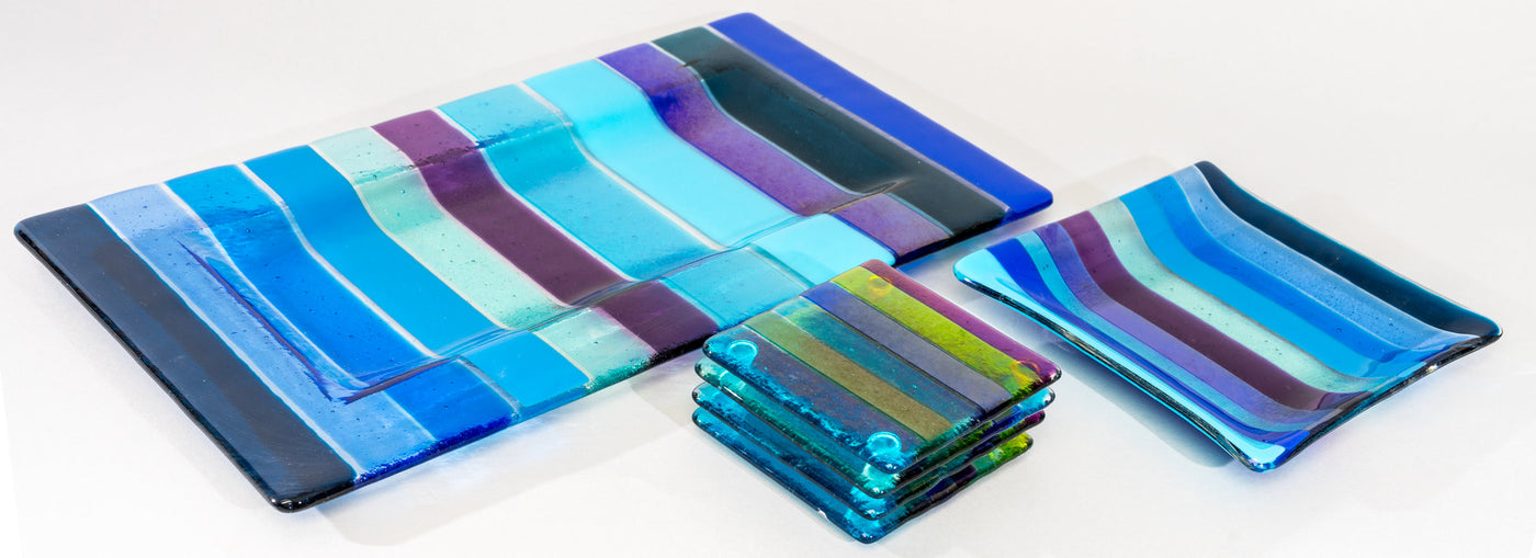 Give Me the Blues Serving Set