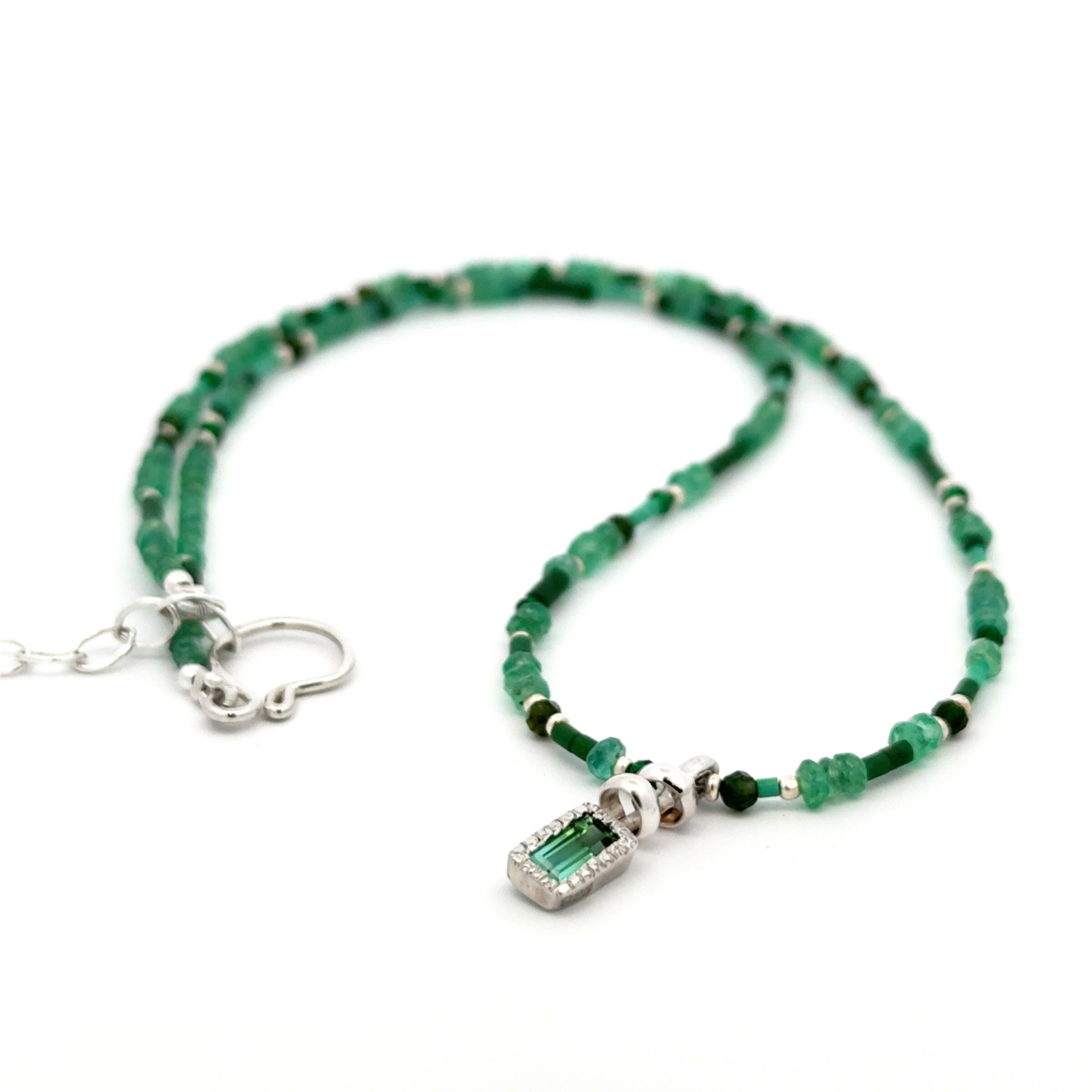 Emerald & Tourmaline Necklace