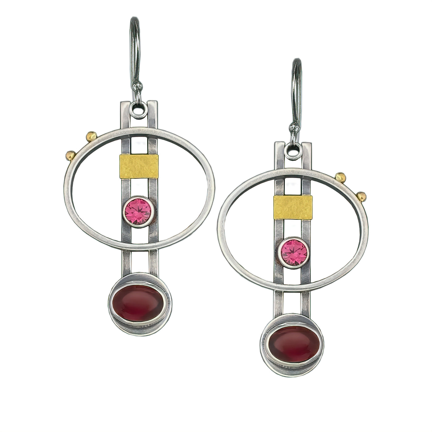 Pink Tourmaline & Red Garnet
