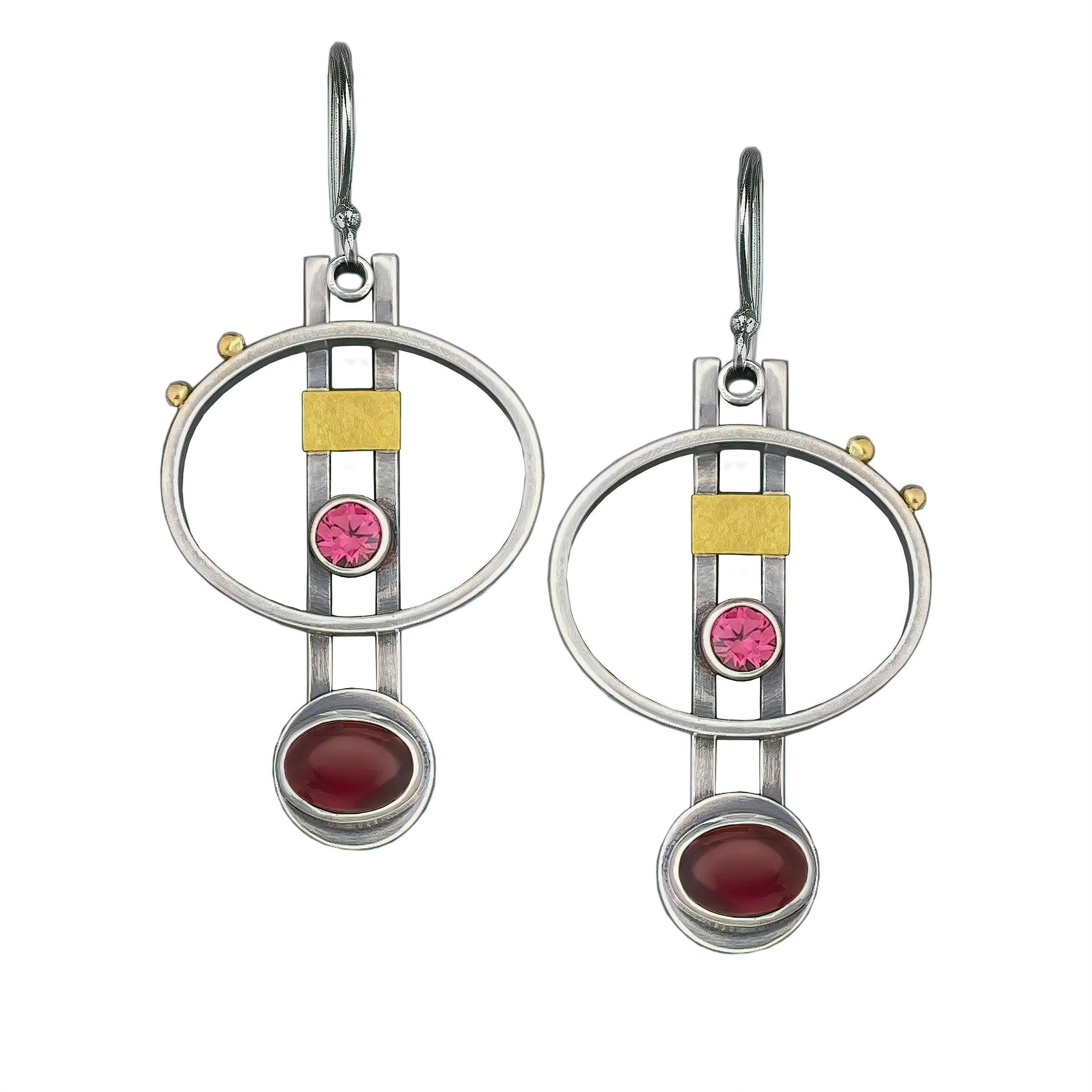 Pink Tourmaline & Red Garnet