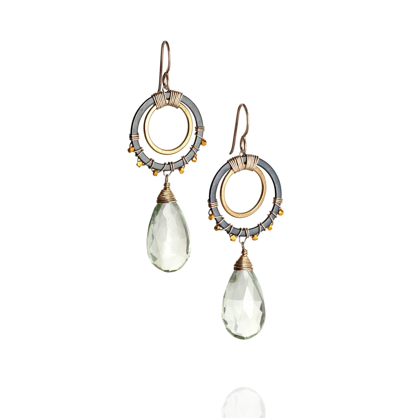 Wintergreen Amethyst Earrings