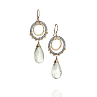 Wintergreen Amethyst Earrings
