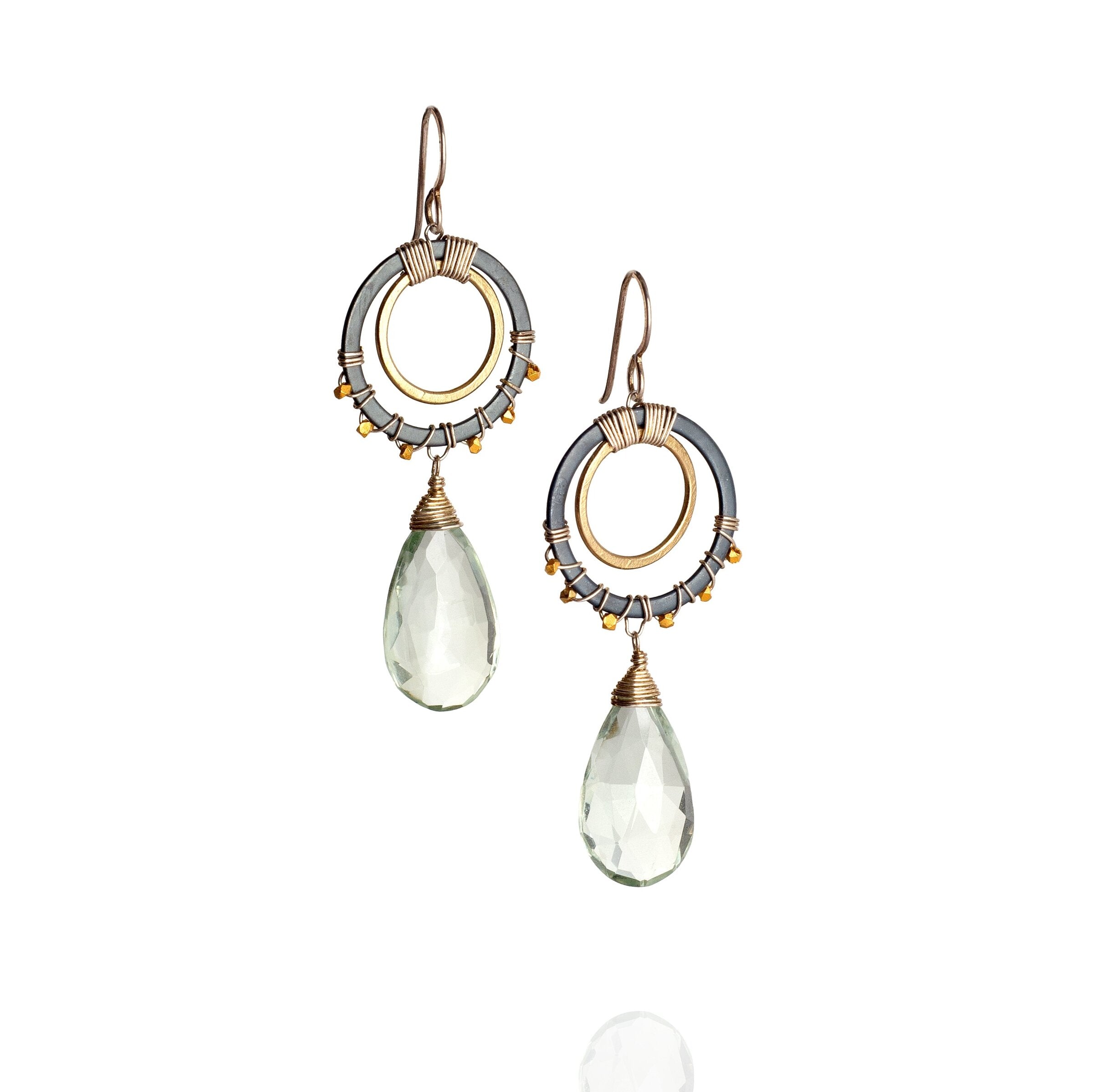 Wintergreen Amethyst Earrings