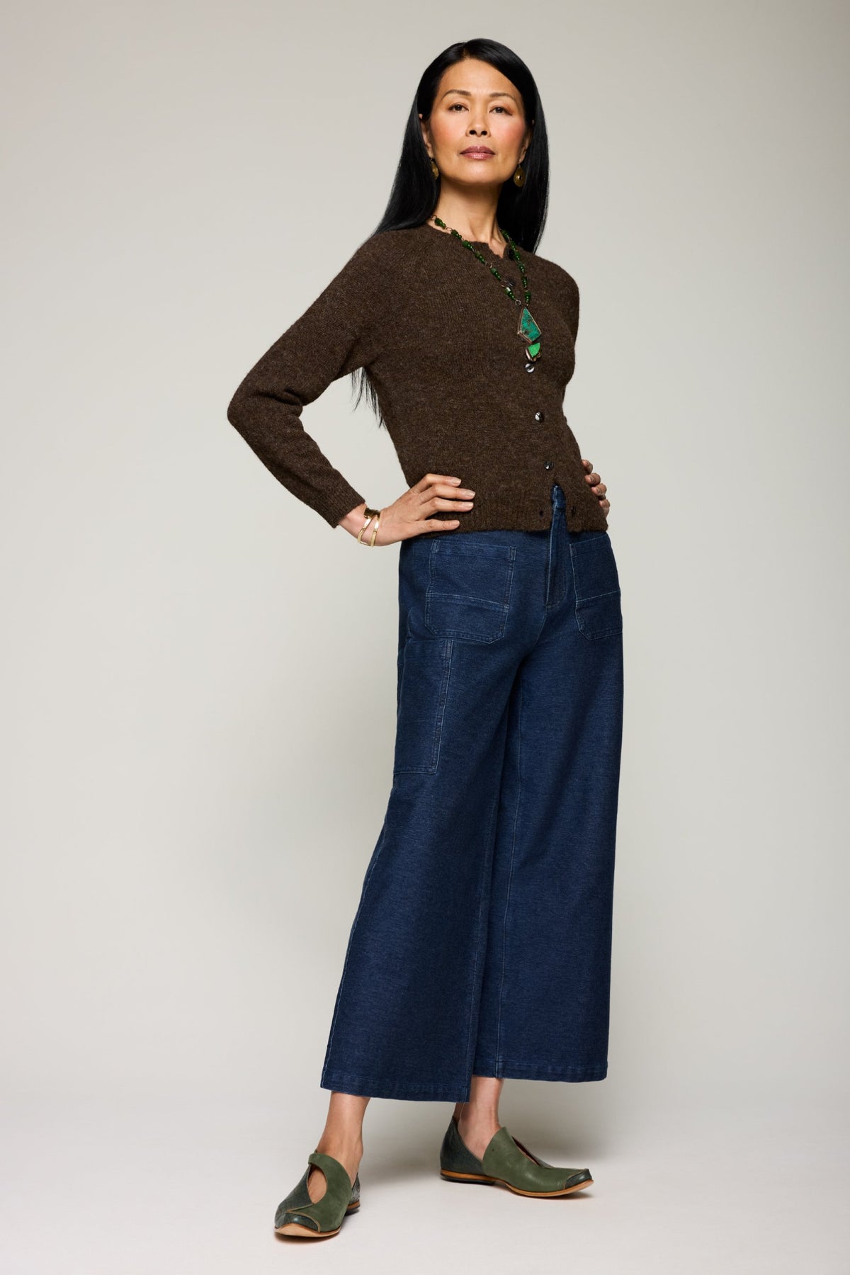 Brushed Boucle Cardigan
