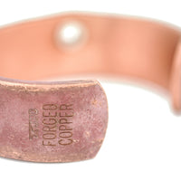 Hand-Forged Copper & Silver Cuff