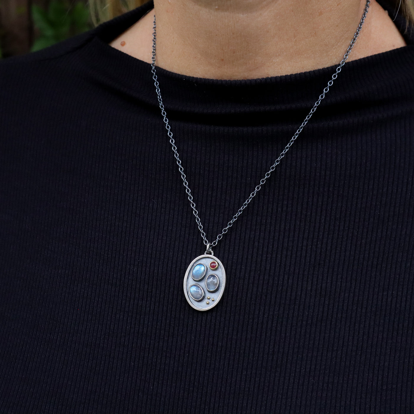 Labradorite Trio Pendant