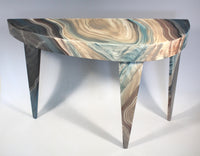 Glacier French Curve Console Table