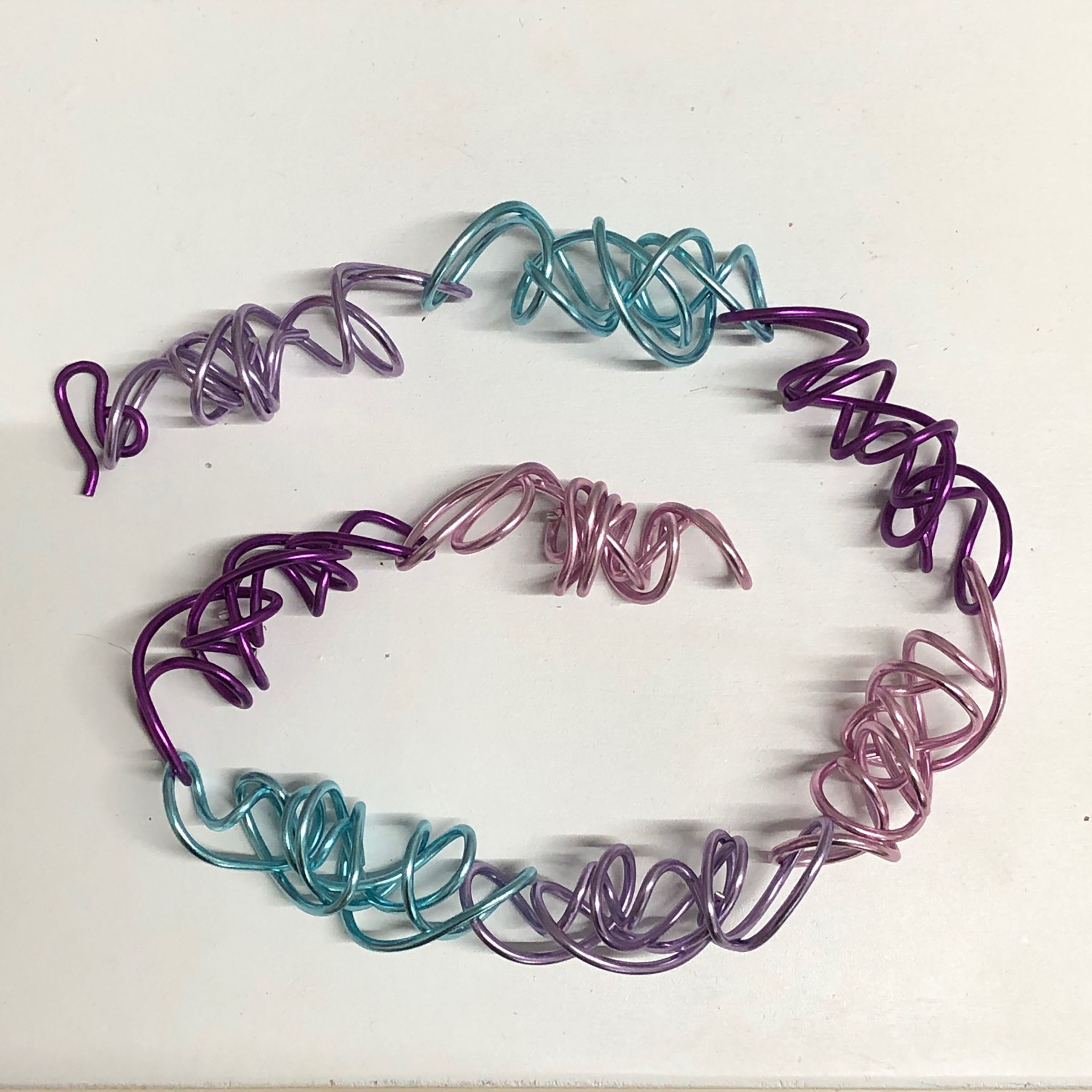 Multicolor Random Link Necklace