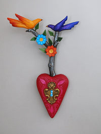 Lovebirds Heart