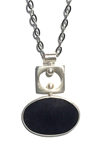 Black with link chain