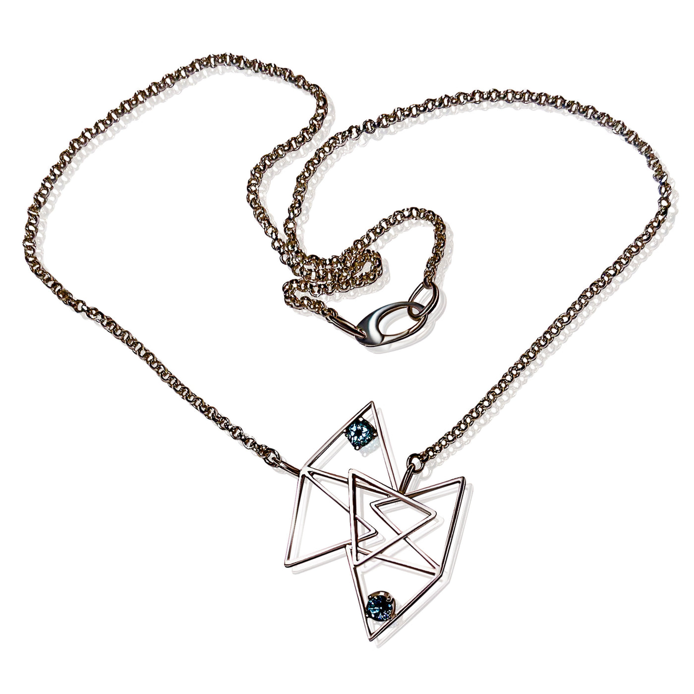 Geo Solo Necklace, Polished
