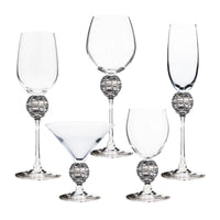 White Wine Glass, Short Martini Glass, Wine Glass, Water Glass, Flute