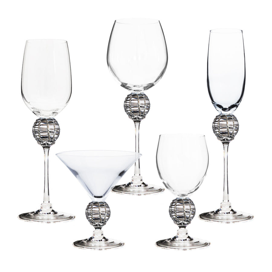 White Wine Glass, Short Martini Glass, Wine Glass, Water Glass, Flute