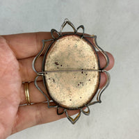 Double Lace Heart Pendant & Brooch