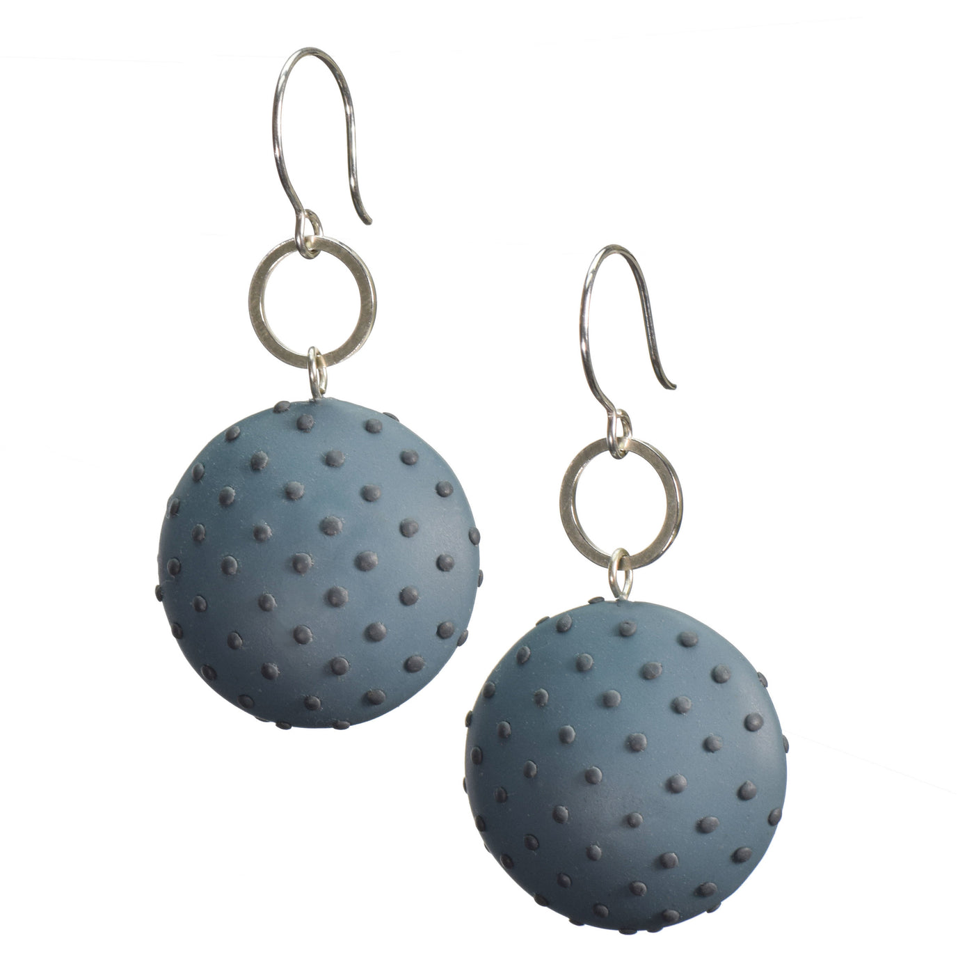 Dark teal with dots