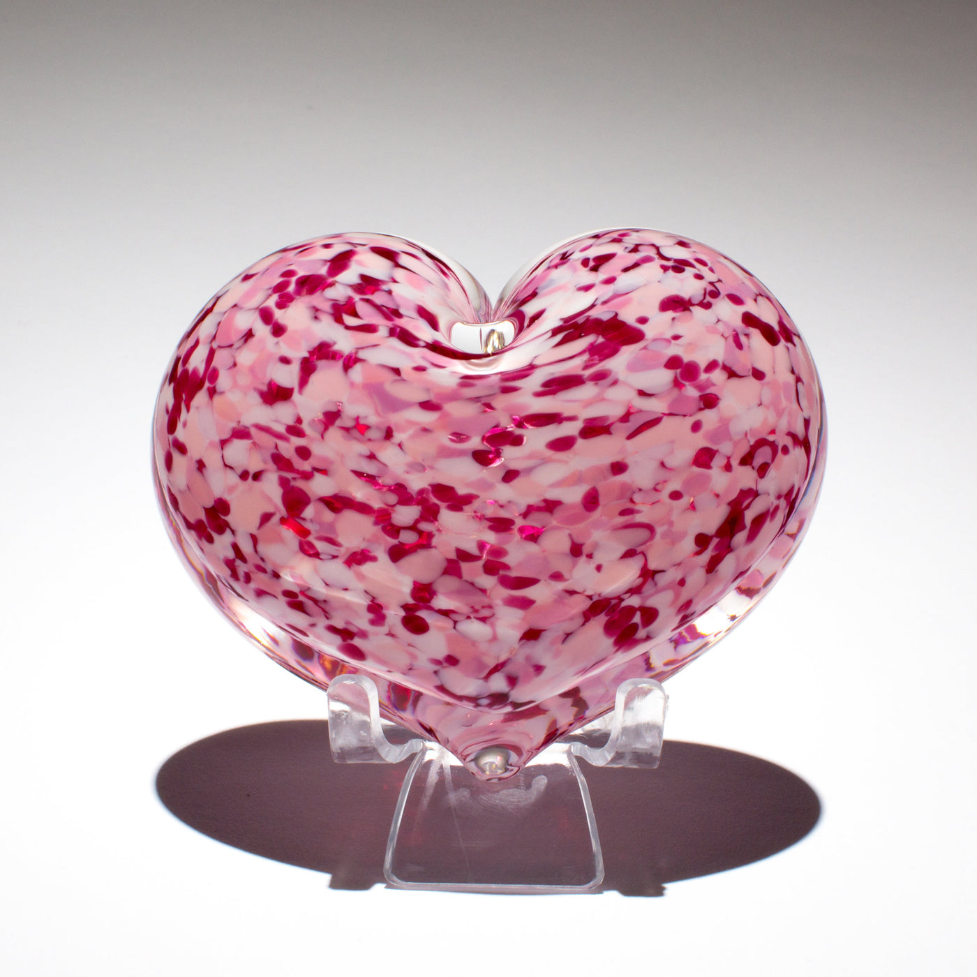 Wild-Rose Heart Paperweight