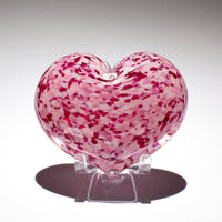 Wild-Rose Heart Paperweight