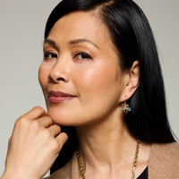 Sand & Stone Flower Earrings