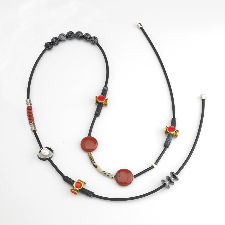 Red Buttercup Necklace