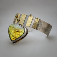 Golden Moss Statement Cuff