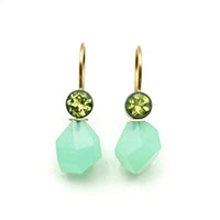 Chrysoprase & Peridot Earrings