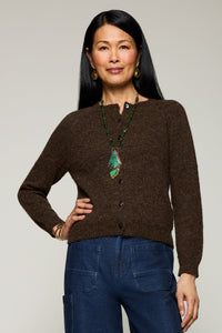 Brushed Boucle Cardigan