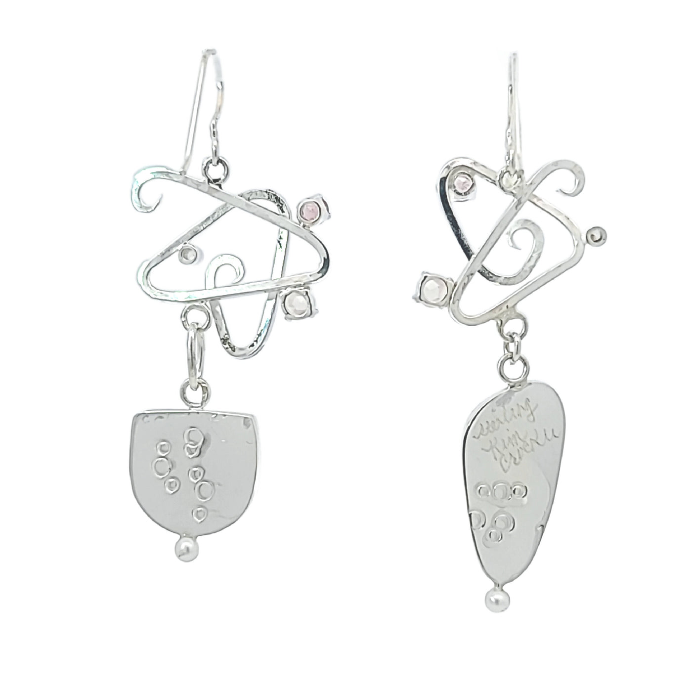 Pink Opal Earrings