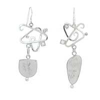 Pink Opal Earrings
