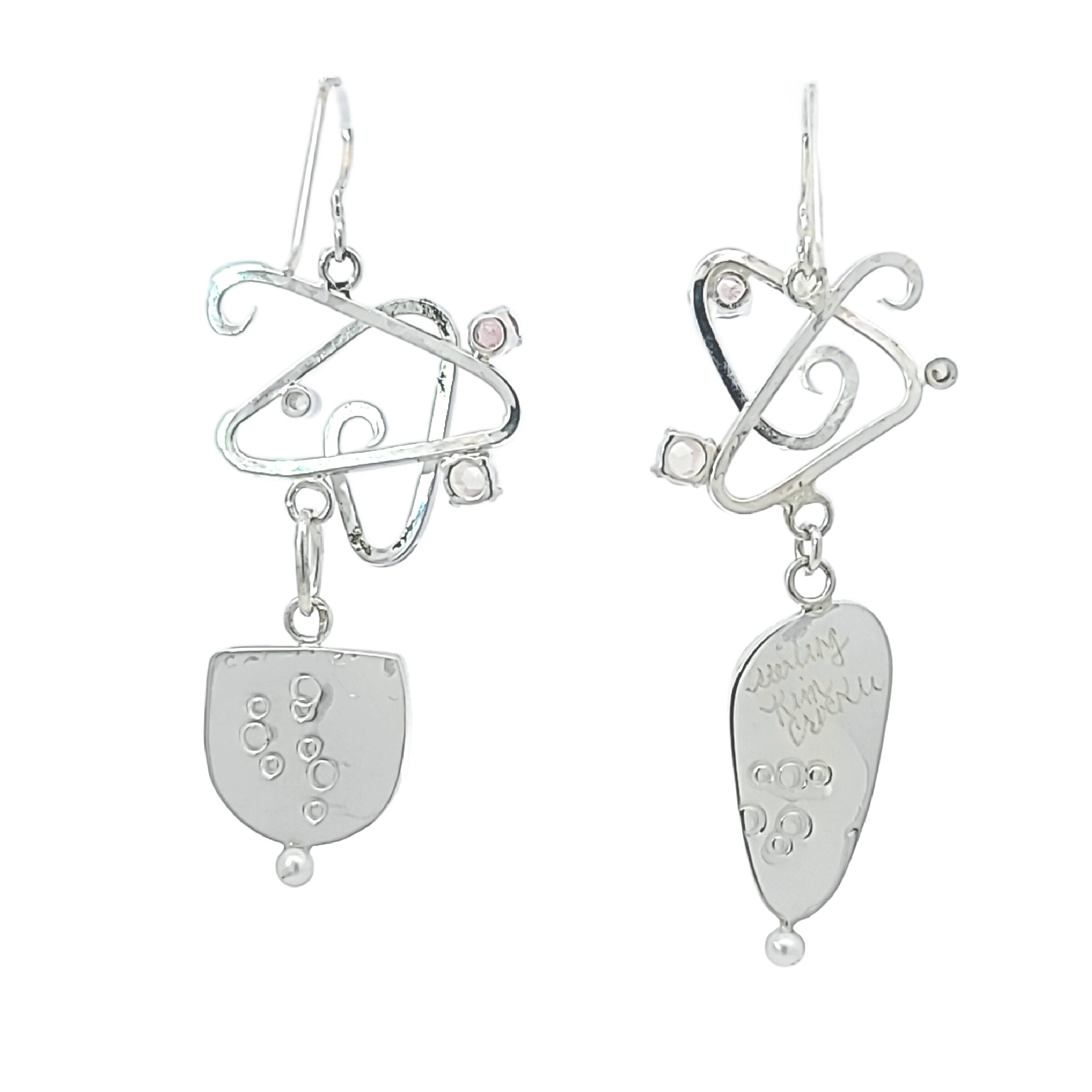Pink Opal Earrings