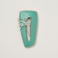 Aqua Sprouts Brooch & Pendant