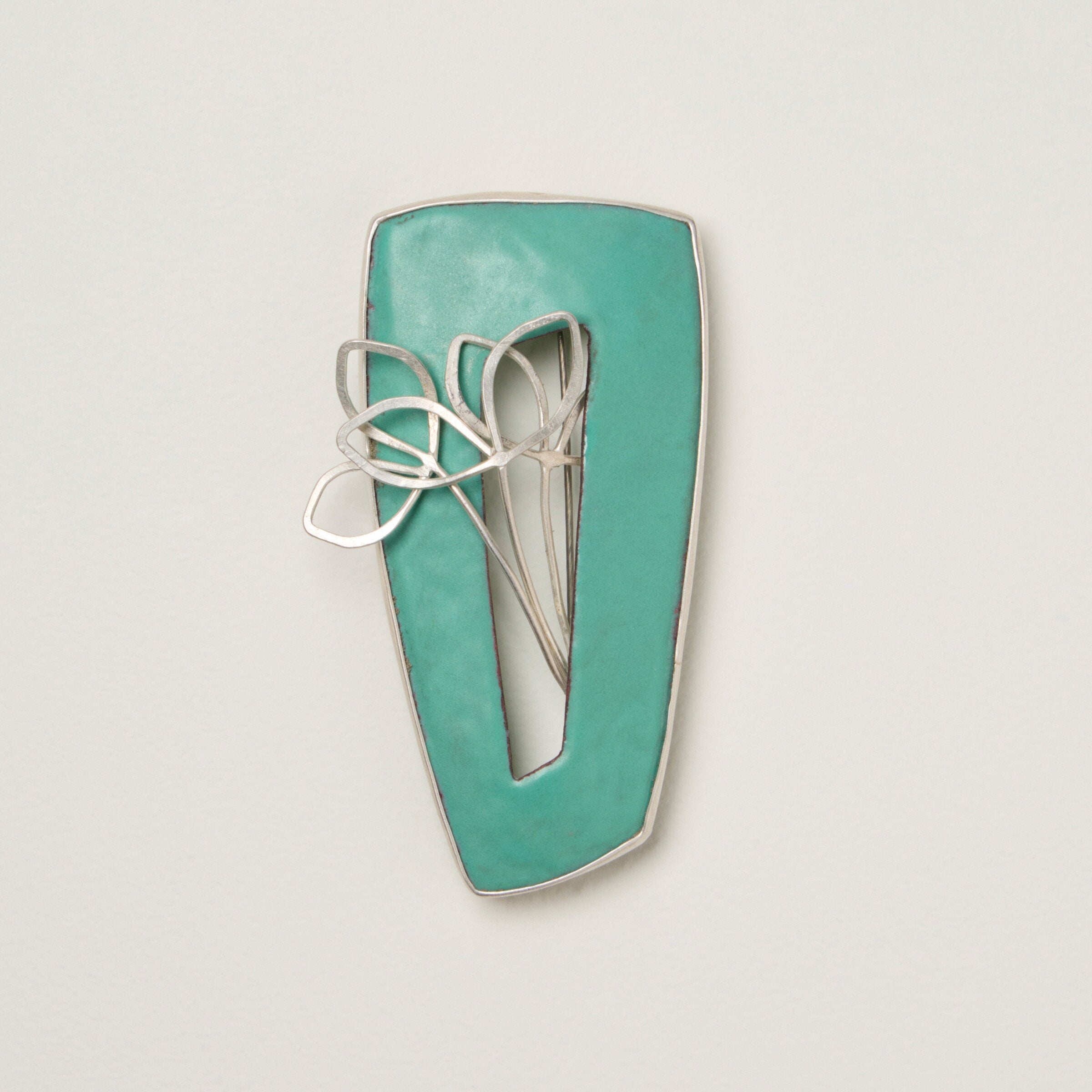 Aqua Sprouts Brooch & Pendant